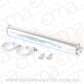 Aeroflow AF77-1021 Polished Billet Overflow Tank Billet Brackets Fittings Inc