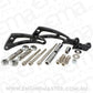 Aeroflow AF64-4012BLK Black Low Mount A/C Brack S/B Passenger Side Low Suit S/B
