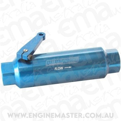 Aeroflow AF66-2051 -12ORB Inline Filter with Ballvalve Stainless Steel 60 Micr