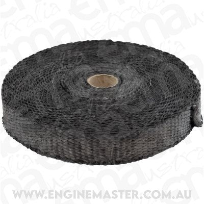 Aeroflow AF91-3004 Exhaust Insulation Wrap1"x50Ft50 Foot Black Roll