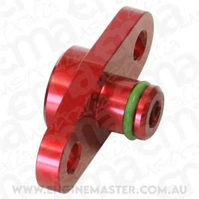Aeroflow AF64-2064R Fuel Rail Adapter - for Subaru / for Nissan / for Mazda 32.5mm Centres