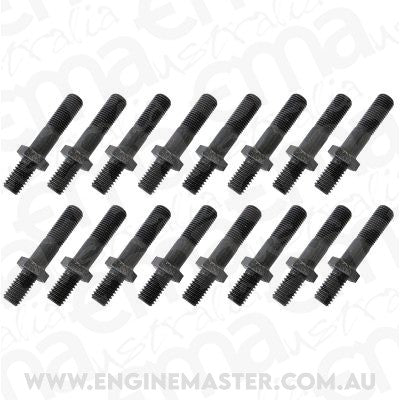 Aeroflow AF59-4276 Replacement 7/16 Rocker Studs 16 Pcs UHL Height BBC