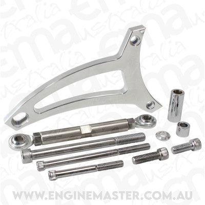Aeroflow AF64-4008 Billet Alternator Bracket 351W Aust Driver Side