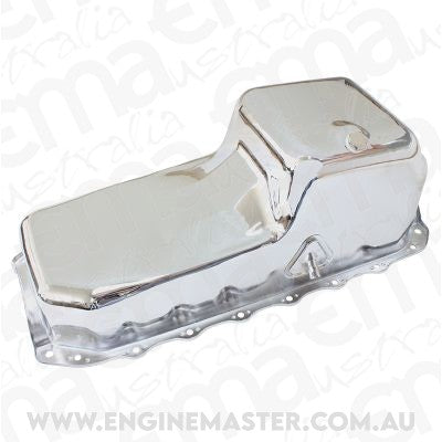 Aeroflow AF82-7002C Chrome Holden V8 Oil Pan 253-308 Hq Style