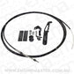 Aeroflow AF80-1000BLK Chute Release Cable Kit Black Handle 18 Feet Of Cable Kit