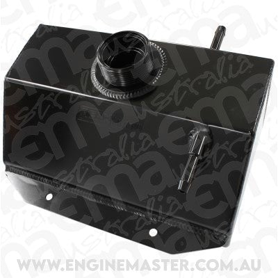 Aeroflow AF77-1033BLK Mustang Coolant Overflow Tank Black suits Original Cap 2015-