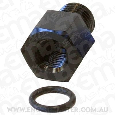 Aeroflow AF64-2063BLK Fuel Rail Adapt for Mazda / for Toyotarx-7 - Mr2 / Celica Gt4 Black