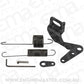 Aeroflow AF42-1104BLK Throttle Cable Bracket & Spring Black AF42-1104Blk