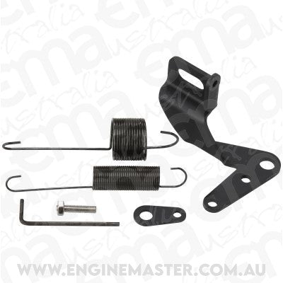 Aeroflow AF42-1104BLK Throttle Cable Bracket & Spring Black AF42-1104Blk