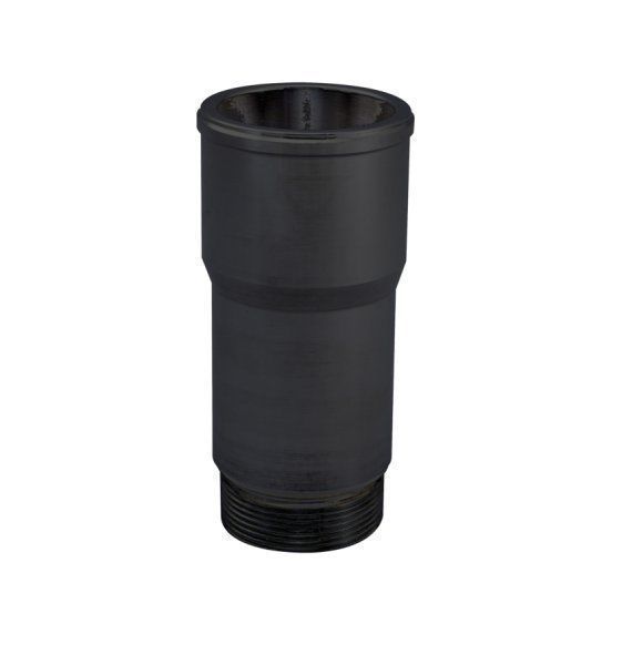 CVR CVR8125BK Water Pump Inlet Fitting 1-3/16" Male O-Ring to 1.25" Hose Black