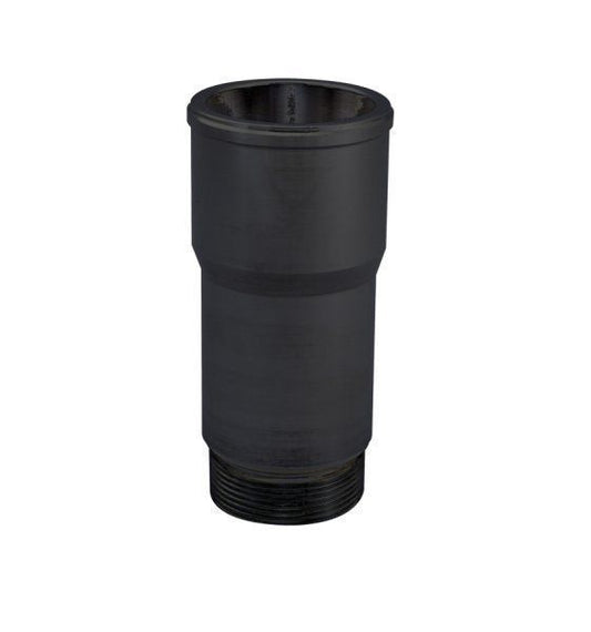 CVR CVR8125BK Water Pump Inlet Fitting 1-3/16" Male O-Ring to 1.25" Hose Black