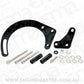 Aeroflow AF64-4015BLK Low Mount Alt Bracket Black S/B Chev with Short Water Pump