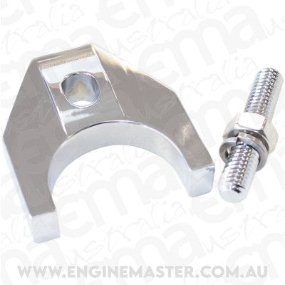 Aeroflow AF64-2032C Billet Distributor Hold Down Chrome Bracket suits All Chev