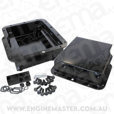 Aeroflow AF72-3002BLK Powerglide 3" Deep Fabricated Trans Pan Inc Filter Extension