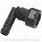 Aeroflow AF49-7012 PUSH ON 3/8" EFI FITTING TO 3/8" / 9.65MM BARB 90 DEGREE