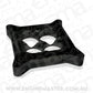 Aeroflow AF64-2044BLK Velocity Carb Spacer 4150 1" Black Bolton Horsepower Square