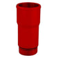 CVR CVR8125R Water Pump Inlet Fitting 1-3/16" Male O-Ring to 1.25" Hose Red