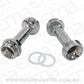 Aeroflow AF59-2137C Replacement Billet Adjustable Fuel Log Legs Suit Adjustable Fuel Log (AF64-2037), 7/8-20" for Holley Carburettors, chrome Finish
