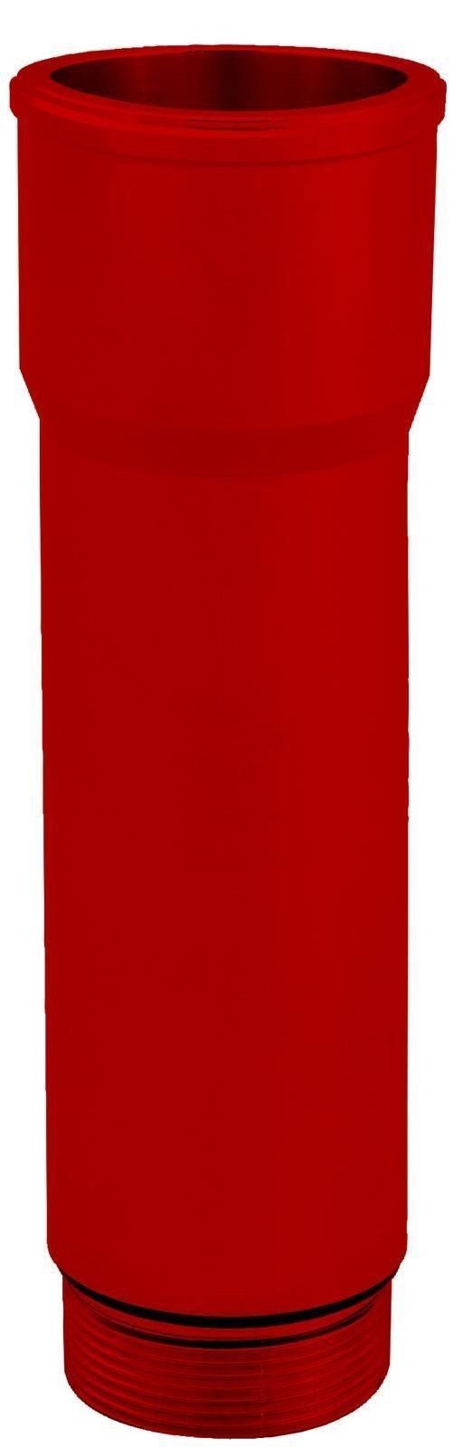 CVR CVR8150LR Water Pump Inlet Fitting Long 1-3/16" Male O-Ring to 1.5" Hose Red