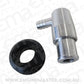 Aeroflow AF64-2106 Billet Pcv Valve suits 1-1/4" Holes In Cover 3/8" Male Barb