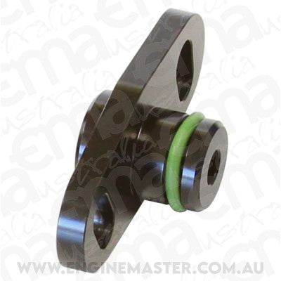 Aeroflow AF64-2066BLK Fuel Rail Adapter - Mitsubishi* 16mm Seal & 37-40mm Centre