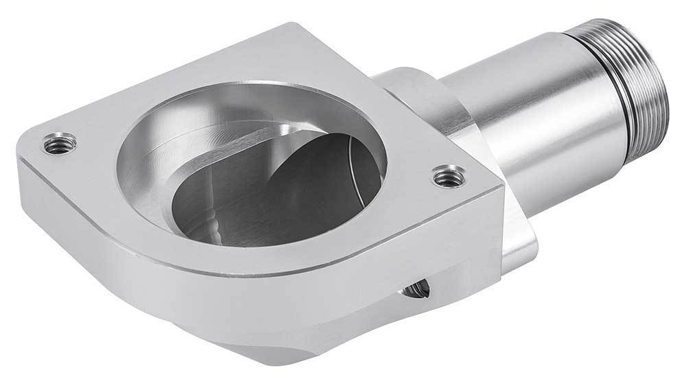 CVR CVR8180CL Chev LS Electric Water Pump Thermostat Housing Adapter