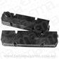 Aeroflow AF77-5005BLK Fabricated Valve Covers Black Suit Holden V8 Late