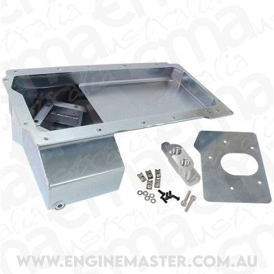 Aeroflow AF82-2016 LS Chev Fabricated Oil Pan Front Sump Pan Comm ODre Etc