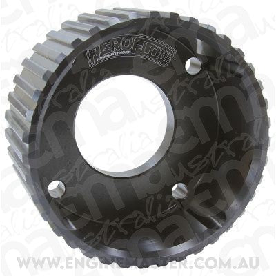 Aeroflow Performance Products AF59-3003CBLK Holden 253 308 *Crank* Gilmer Pulley Only Black