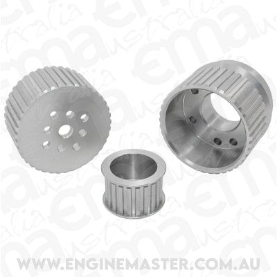 Aeroflow AF64-3002 Gilmer Drive Kit - Silver Ford 289-351W 302-351C