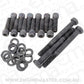 Aeroflow AF82-2072 Holden Trimatic Transmission Oil Pan Bolt Kit 5/16-18" Steel Bolts, Pack of 16.
