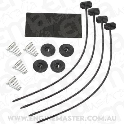 Aeroflow AF49-1007 Quick Fit Fan Mounting Kit Nylon Straps Trans Cooler Also