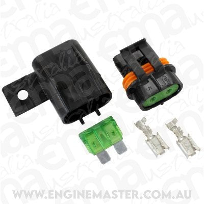 Aeroflow AF49-1507 Weatherpack Fuse Holder 30Amp Fuse Included Suit 12 Awg Wire