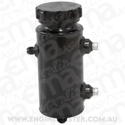 Aeroflow AF77-1014BLK Universalersal Power Steer Tank 8" x 3.5" with -8 Black