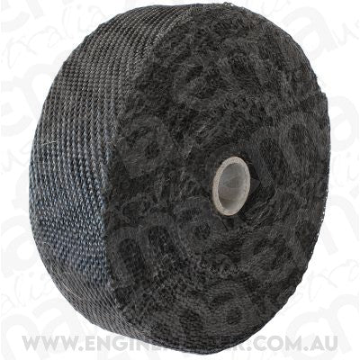 Exhaust Insulation Wrap (2" Wide, 50ft Length, Black Titanium)