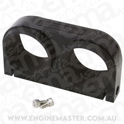 Aeroflow AF64-2902BLK Billet Fuel Pump Bracket Boschblack Dual suits Bosch / AF49