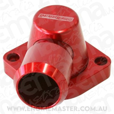 Chev/Holden Suits all LS series V8Engines Billet Thermostat Housing Red Swivel Except LS3 Aeroflow Performance Products AF64-2092R