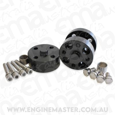 Aeroflow AF64-3040 Water Pump Fan Spacer Kit 1" Black Suit 5/8 Or 3/4 Centre