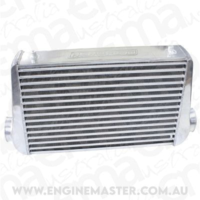 Aeroflow AF90-1001 450 x 300 x 76mm 3" In/Out Aluminium Intercooler Polished