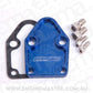 Aeroflow Performance Products AF64-2028 Billet Fuel Pump Block Off Plate Blue suits SBC