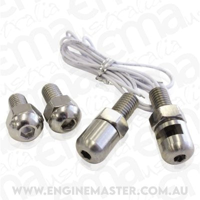 Aeroflow AF49-2005 Lite N Bolt License Plate Boltkit S/S Number Plate Bolts