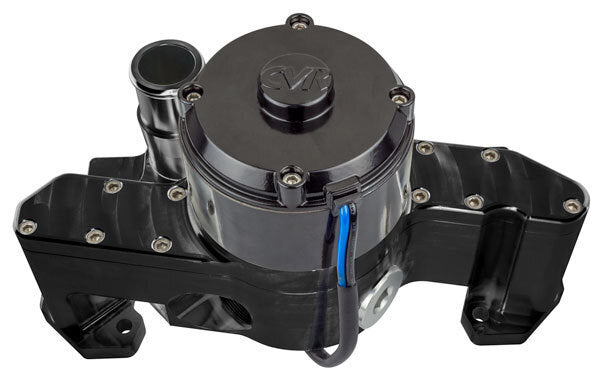 CVR CVR8400BK Chev LS Proflo Extreme 55 GPM Electric Water Pump Black Anodised
