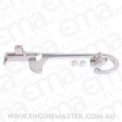 Aeroflow AF64-2026S Billet Throttle Cable Bracket Silver suits 4150 Style Carbs