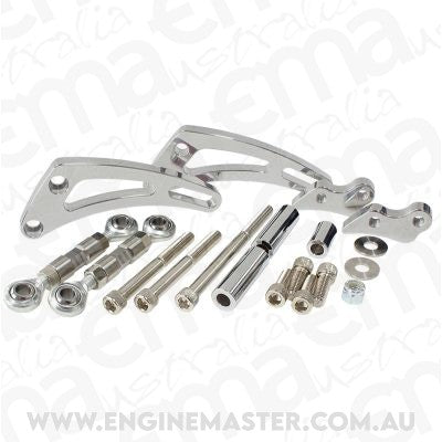 Aeroflow AF64-4012 Billet Low Mount A/C Brack S/Bpassenger Side Low Suit S/B