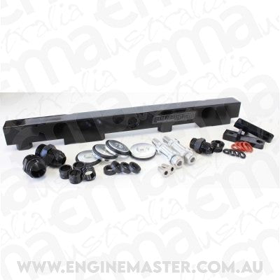 Aeroflow AF64-2009BLK Fuel Rail Kit Suit Sr20 S13 Black Color