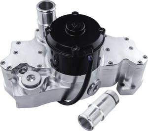CVR CVR8400CL Chev LS Proflo Extreme 55 GPM Electric Water Pump Clear Anodised