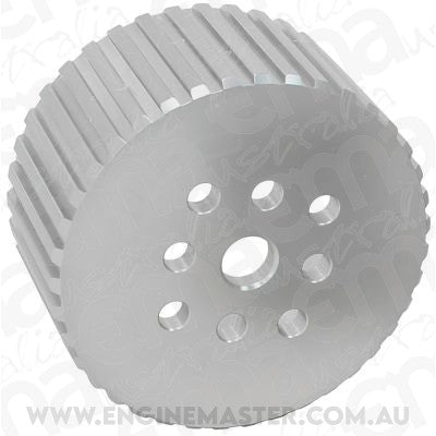 Aeroflow AF59-3002W Water Pump Gilmer Drive Pulley Anodised Silver Ford Wind/Clev