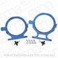 Aeroflow AF64-5000 Nos Bottle Billet Brackets *(Pair)* Blue Nitrous