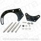 Aeroflow AF64-4016BLK Low Mount Alt Bracket Black B/B Chev with Long Water Pump