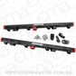 Aeroflow AF64-2155BLK GM LS1 LS2 LS3 Billet EFI Fuel Rails (Black) Suit 14mm Short and 3/4" Length Fuel Injectors, -8ORB Ports